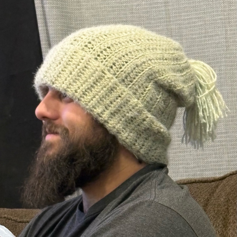 Oversized beanie handmade - Picture 4 of 5